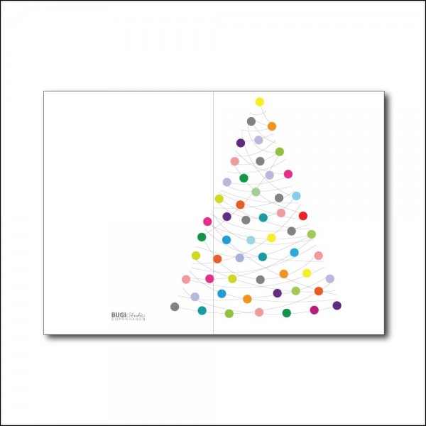 Foldet kort XMAS
