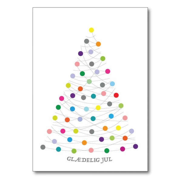 Foldet kort XMAS jul