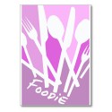 Foldet kort FOODIE OUTLINE