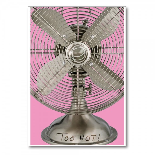 Foldet kort TOO HOT