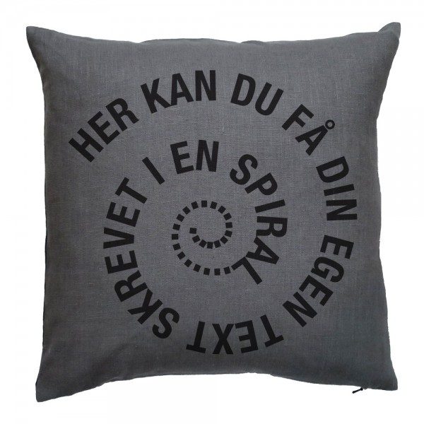 Personlige text-pude HØR