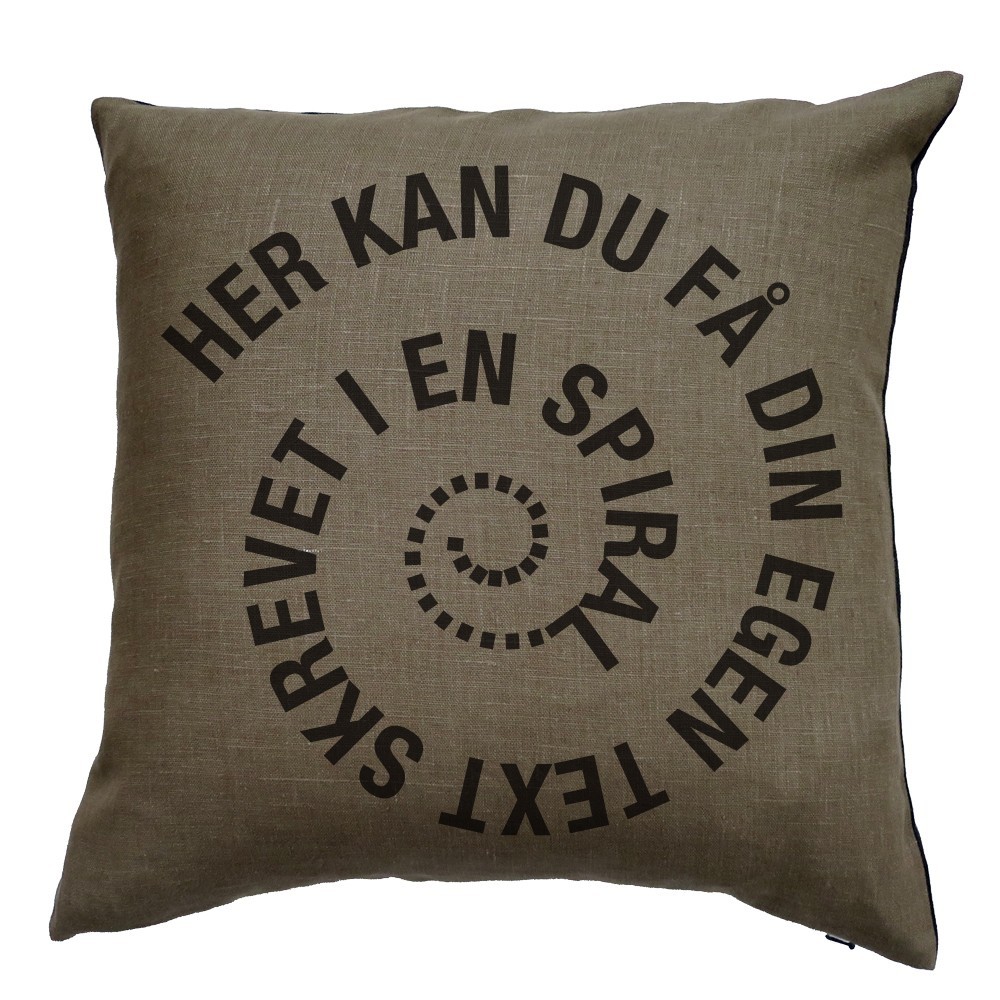 Personlige text-pude HØR