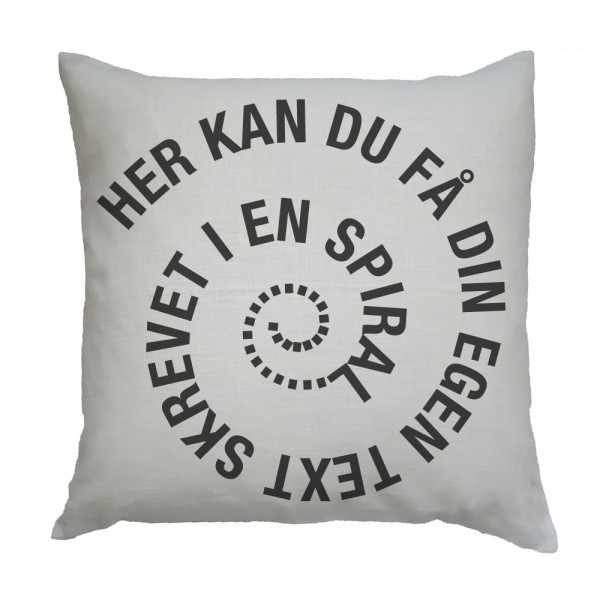 Personlige text-pude HØR