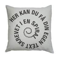 Personlige text-pude HØR