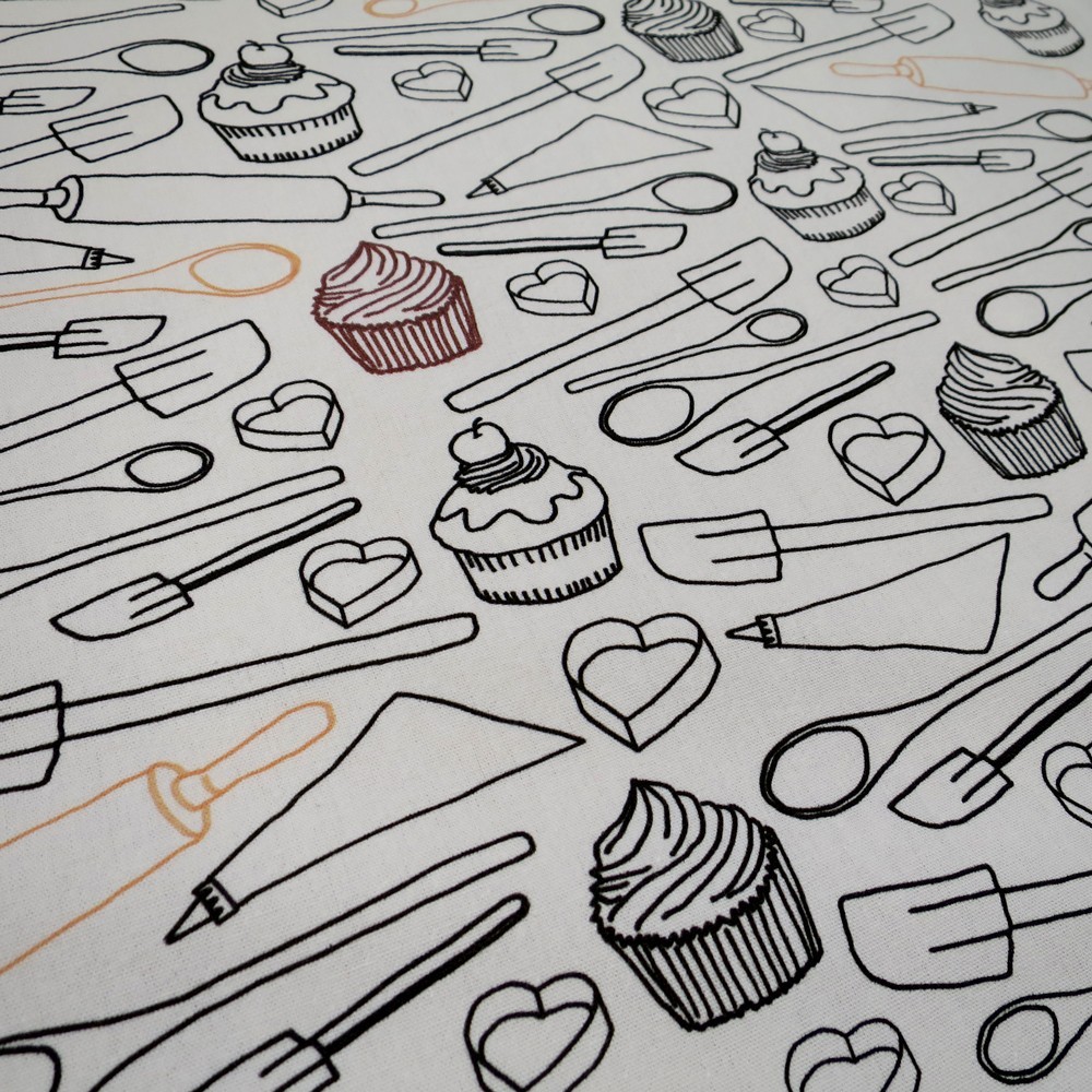 Viskestykke CAKE2 all-over print