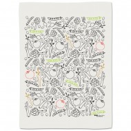 Viskestykke VEGE2 all-over print