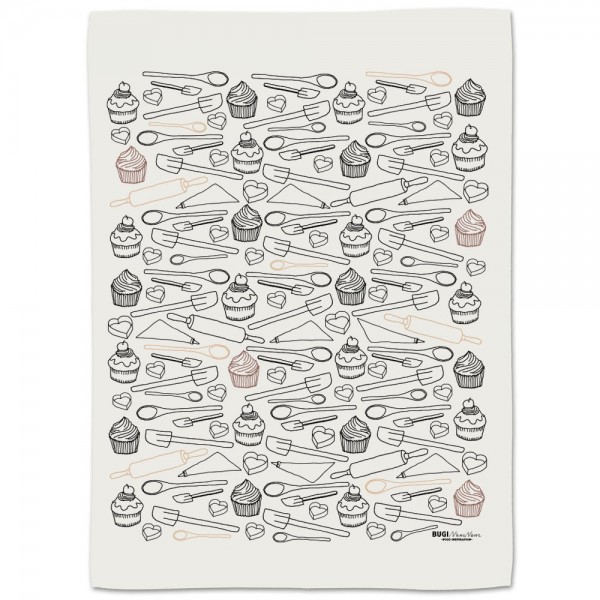 Viskestykke CAKE2 all-over print